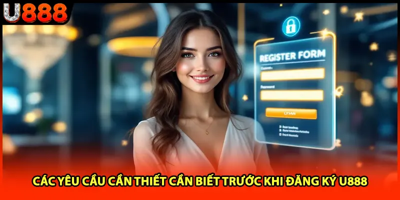 Chi tiết đăng ký U888 chi tiết cho thành viên mới